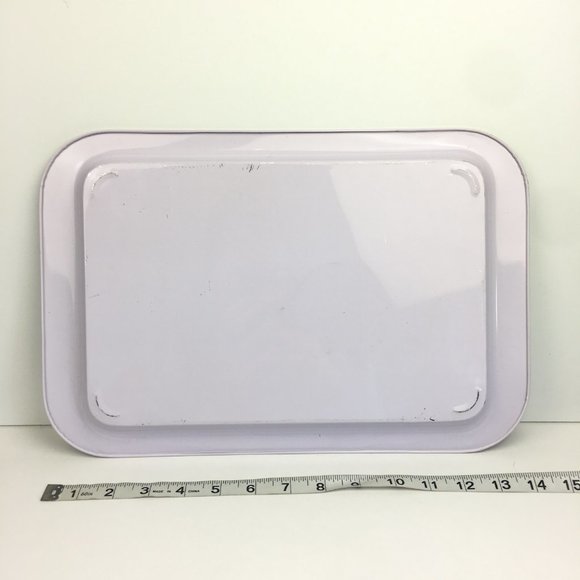 Vintage Niagara Falls New York Canada USA White Rectangular Metal Tin Tray Image - Picture 6 of 10